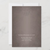 ヴィンテージメーソンジャーデイジーブラウン結婚式招待状 招待状 (裏面)