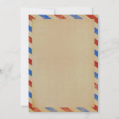 ヴィンテージメールブライダルシャワー招待状 招待状 (裏面)