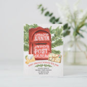 ヴィンテージメールボックスの移動案内はがき シーズンポストカード (スタンド正面)