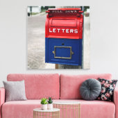ヴィンテージメールボックス キャンバスプリント (インサイチュ (リビング))