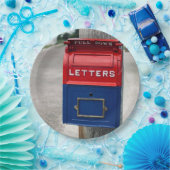 ヴィンテージメールボックス ペーパープレート (パーティー)