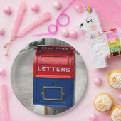 ヴィンテージメールボックス ペーパープレート (パーティー)