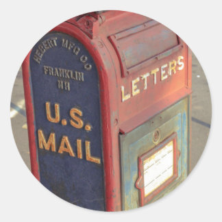 ヴィンテージメールボックス ラウンドシール