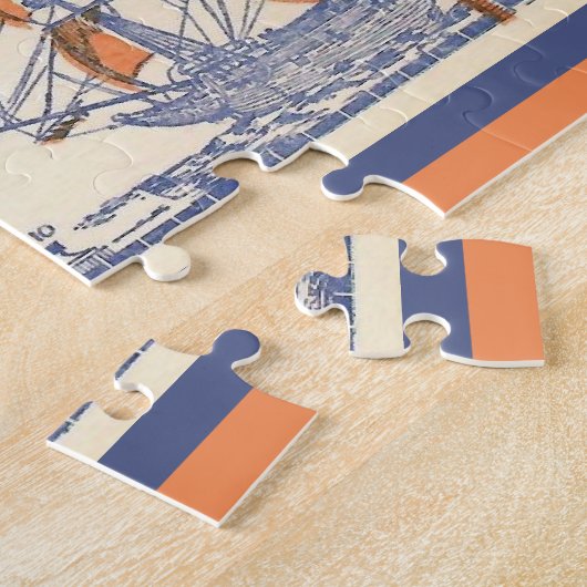 ヴィンテージメーンコーストカスタム ジグソーパズル (側面)