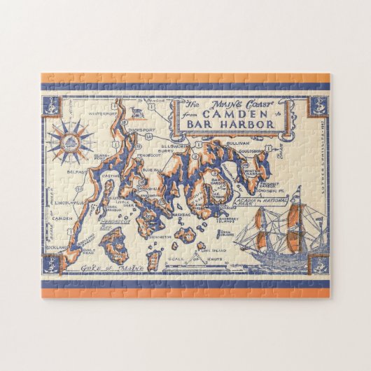 ヴィンテージメーンコーストカスタム ジグソーパズル (横)