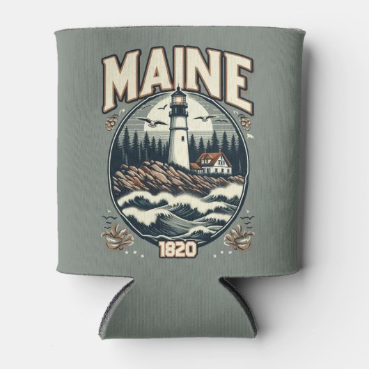 ヴィンテージメーンライトハウス 缶クーラー (正面)