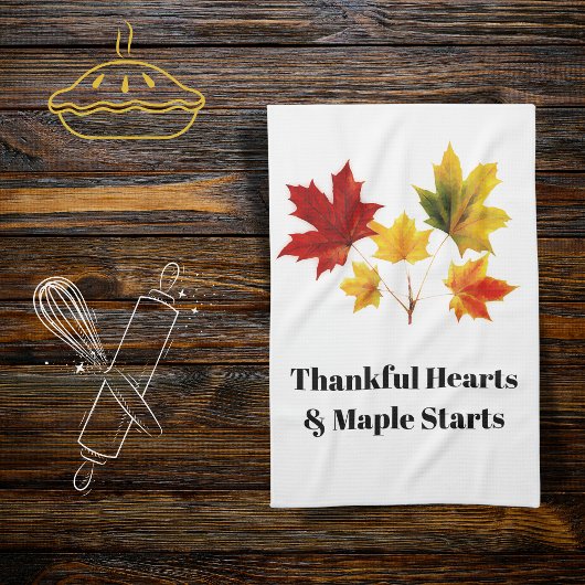 ヴィンテージメ離れジ – 感謝引用文 キッチンタオル