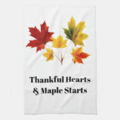 ヴィンテージメ離れジ – 感謝引用文 キッチンタオル (縦)