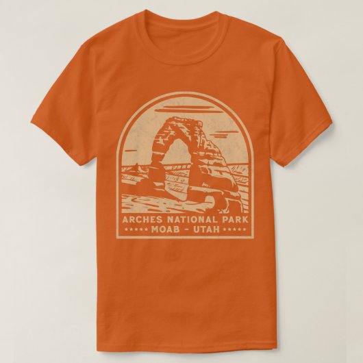 ヴィンテージモアブ・ユタ Tシャツ (デザイン正面)