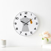 ヴィンテージモカポットコーヒーメーカーレトロエスプレッソ ラージ壁時計