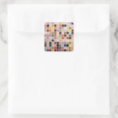 ヴィンテージモザイクタイル スクエアシール (バッグ)