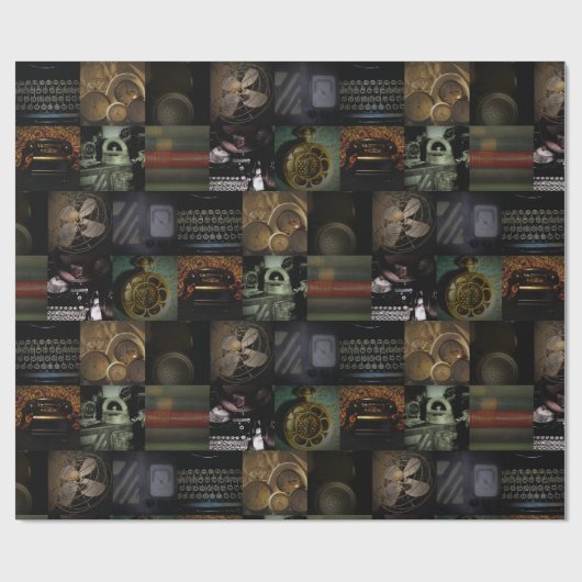 ヴィンテージモザイク ラッピングペーパー (フラット)