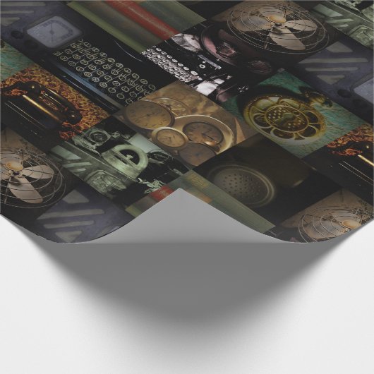 ヴィンテージモザイク ラッピングペーパー (角)