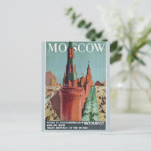 ヴィンテージモスクワUSSR旅行 ポストカード (スタンド正面)