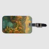 ヴィンテージモスターブリッジボスニアトラベル ラゲッジタグ (正面横)