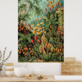 ヴィンテージモスプラントムシナエバイエルンストヘイケル ポスター (キッチン)