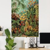 ヴィンテージモスプラントムシナエバイエルンストヘイケル ポスター (ホームオフィス)