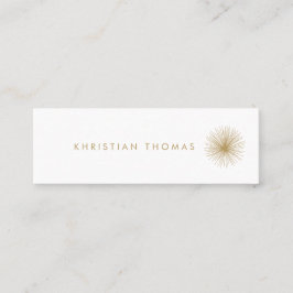 ヴィンテージモダニストインテリアデザイナースリム スキニー名刺