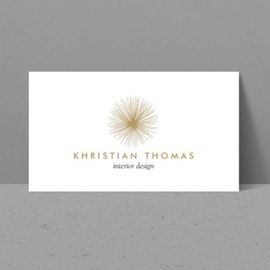 ヴィンテージモダニストインテリアデザイナー、デコレーター 名刺