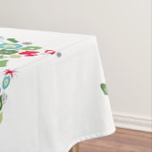 ヴィンテージモダンのクリスマスツリー テーブルクロス (インサイチュ)