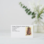 ヴィンテージモダンの服アン… 名刺 (スタンド正面)