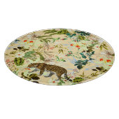 ヴィンテージモダンの花ジャングル熱帯地方 カッティングボード (角)