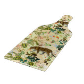 ヴィンテージモダンの花ジャングル熱帯地方 カッティングボード (角)