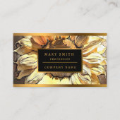 ヴィンテージモダンアートサンフラワーコレクション 名刺 (正面)