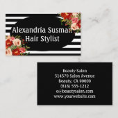 ヴィンテージモダンアールデコの名刺 名刺 (正面/裏面)