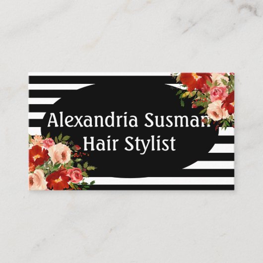 ヴィンテージモダンアールデコの名刺 名刺 (正面)