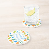 ヴィンテージモダンウッドランドクリーチャーカラフルコースター コースター (側面)