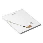 ヴィンテージモダンゴルフ ノートパッド (アングル)