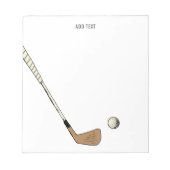 ヴィンテージモダンゴルフ ノートパッド (正面)