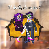 ヴィンテージモダンティルデス米国パート砂糖スカル ウィンドウサイン (シート2)