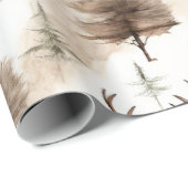 ヴィンテージモダントナカイのクリスマスラッピング紙 ラッピングペーパー (ロールコーナー)