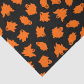 ヴィンテージモダンハロウィーンオレンジ幽霊 薄葉紙 (詳細)