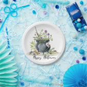 ヴィンテージモダンハロウィーンカードロンレシピ1 ペーパープレート (パーティー)