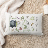 ヴィンテージモダンハロウィーンカードロンレシピ1 ランバークッション (ブランケット)