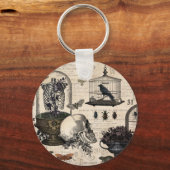 ヴィンテージモダンハロウィーンガーデン キーホルダー (正面)