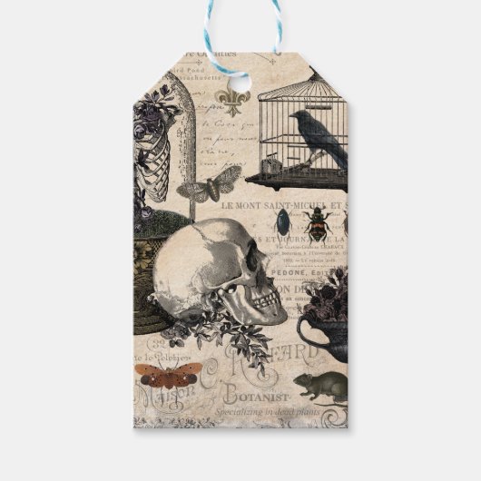 ヴィンテージモダンハロウィーンガーデン ギフトタグ (正面)