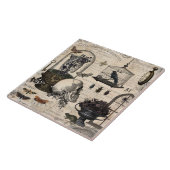 ヴィンテージモダンハロウィーンガーデン タイル (側面)