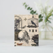 ヴィンテージモダンハロウィーンガーデン ポストカード (スタンド正面)