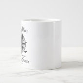 ヴィンテージモダンハロウィーン魔女 ジャンボコーヒーマグカップ (正面)