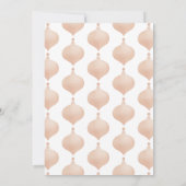 ヴィンテージモダンバラ金ゴールドタイポグラフィ 案内状 (裏面)