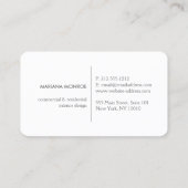 ヴィンテージモダンバラ金ゴールドSun Logo IIオングレー 名刺 (裏面)