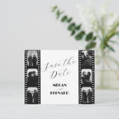 ヴィンテージモダンフィルム転が結婚の写真 ポストカード (スタンド正面)