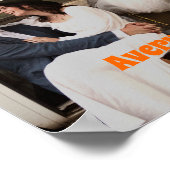 ヴィンテージモダンフォトウェディングレセプションウェルカム ポスター (角)