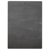 ヴィンテージモダンフローラのChalkboard Designer上のモチーフ クリップボード (裏面)