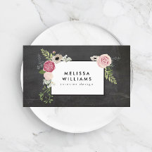 ヴィンテージモダンフローラのChalkboard Designer上のモチーフ