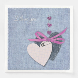 ヴィンテージモダンフローラ紙ディナーナプキンズ